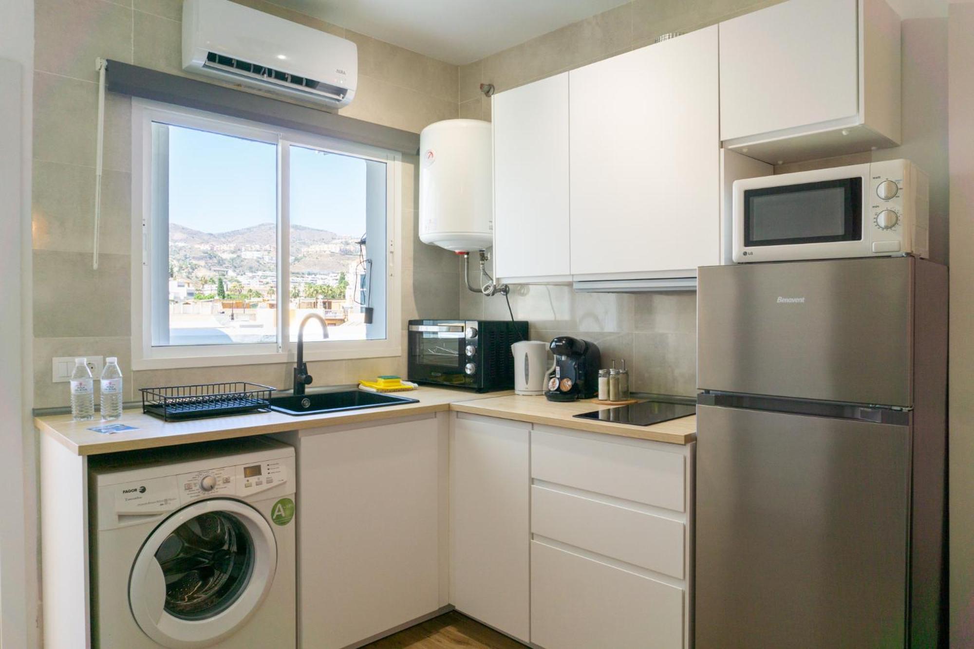 Apartamento Con Terraza En La Playa La Cala Del Moral エクステリア 写真